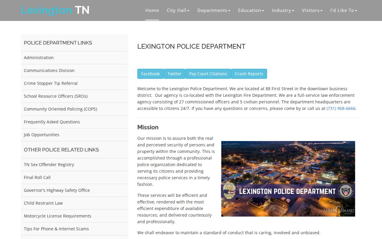 Henderson County Lexington arrest-record requests